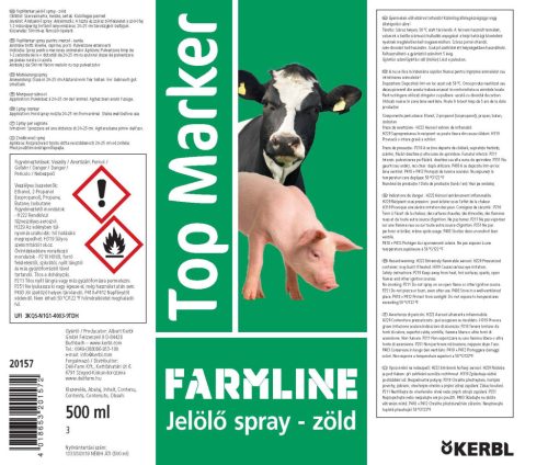 TopMarker állatjelölő spray - zöld, 500 ml
