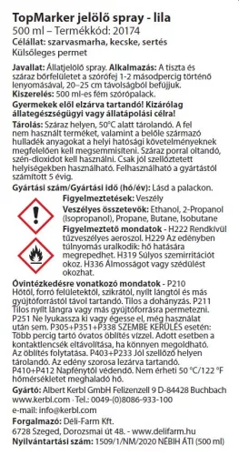 TopMarker állatjelölő spray - lila, 500 ml