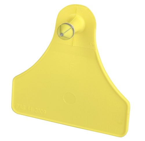 FlexoPlus szarvasmarha krotália - sárga, F/F, apa-anya párban, 25 db/cs