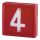 Jelölőszám - piros, 4