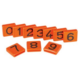 Jelölőszám - narancssárga, 8