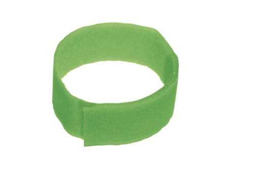 Tépőzáras bokacsat - zöld, 10 db