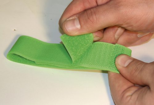 Tépőzáras bokacsat - vegyes szinű, 10 db