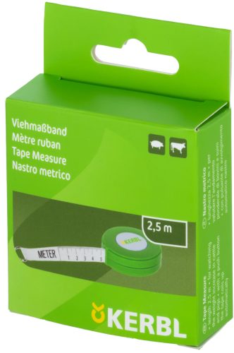 Állatmérő szalag - zöld, 250 cm