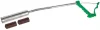 Bolus és bendőmágnes behelyező - 2 bolushoz, rozsdamentes acél 70 cm