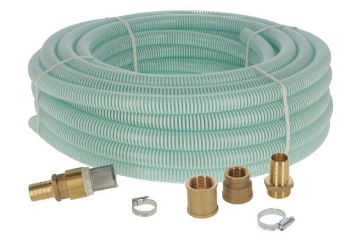 Szívócső - 1" PVC cső erős PVC spirállal, 25 m