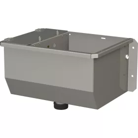   Rozsdamentes acél itató - úszószeleppel, fűtéssel 100W, 2", 35 l