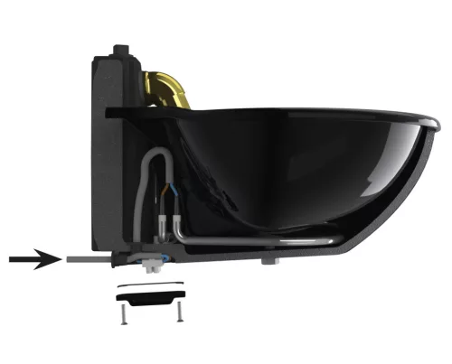 H10 fűthető, csőszelepes önitató - öntöttvas, 24 V, 80 W