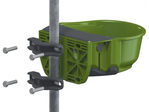 SH30-24 fűthető, műanyag úszószelepes önitató - 24 V, 31 W, csőfűtés nélkül