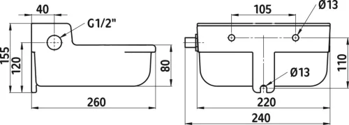 SN190 szinttartós önitató - zöld, öntöttvas, alacsony nyomáshoz, úszószeleppel