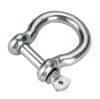 Hajlított O alakú lánctoldószem - horganyzott, 1/4", 6mm-es