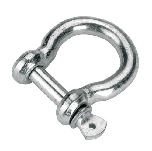 Hajlított O alakú lánctoldószem - horganyzott, 1/4", 6mm-es