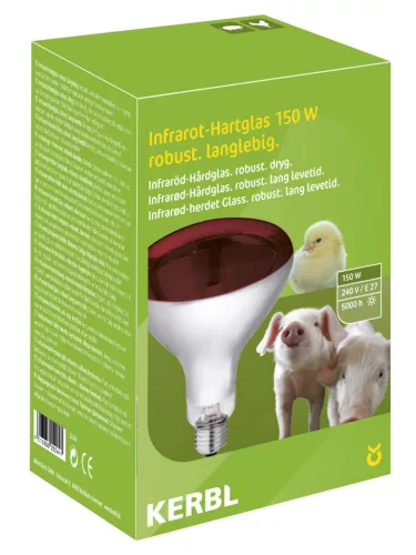 KERBL infraizzó - 250 Watt, piros
