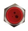 Szopókás sertésitató - inox, hossz: 61 mm, nyomószelep átmérő: 11 mm, 1/2"-1/2"