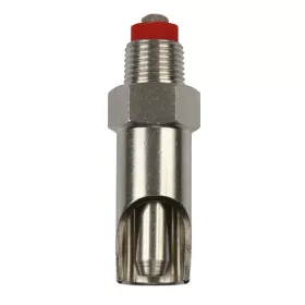   Szopókás sertésitató - inox, hossz: 76 mm, nyomószelep átmérő: 12 mm, 1/2"-3/4"