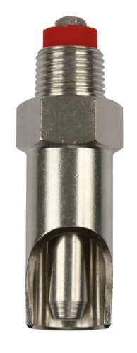 Szopókás sertésitató - inox, hossz: 76 mm, nyomószelep átmérő: 12 mm, 1/2"-3/4"
