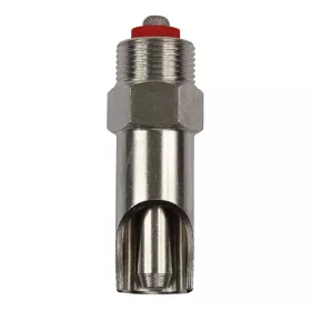   Szopókás sertésitató - inox, hossz: 77 mm, nyomószelep átmérő: 12 mm, 3/4"-3/4"