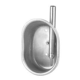   Csészés önitató malacoknak - inox, méret: 15 x 21 x 9 cm