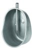 Csészés önitató kocáknak - inox, méret: 21 x 29 x 16 cm