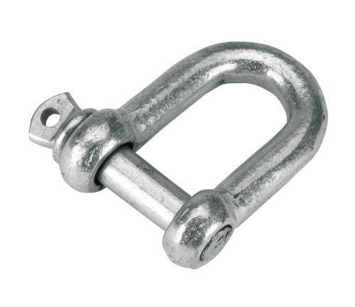 Hajlított O alakú lánctoldószem - horganyzott, 5/8", 16 mm-es