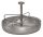 Malacetető tál - inox, padozatra szerelhető, átmérő: 25 cm