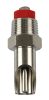 Szopókás sertésitató - inox, hossz: 68 mm, nyomószelep átmérő: 6 mm, 1/2"-3/8"