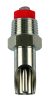 Szopókás sertésitató - inox, hossz: 68 mm, nyomószelep átmérő: 6 mm, 1/2"-3/8"