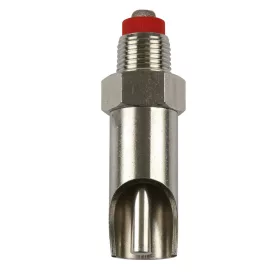   Szopókás sertésitató - inox, hossz: 79 mm, nyomószelep átmérő: 8 mm, 1/2"-3/4"