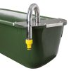 Hosszú itatóvályú úszószeleppel - zöld, műanyag, 1/2", 42 l, 100 cm