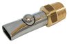 AquaGlobe szopókás itató - inox/réz, hossz: 66 mm, 1/2"-3/8"