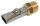 AquaGlobe szopókás itató - inox/réz, hossz: 66 mm, 1/2"-3/8"