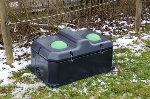 Kerbl DuoThermo kétlabdás hőszigetelt itató - 100 literes