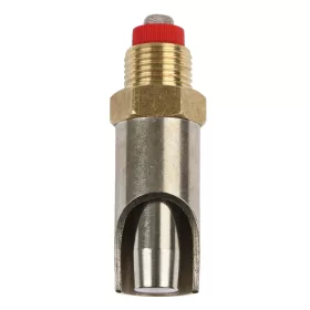   Szopókás sertésitató - inox/réz, hossz: 71 mm, nyomószelep átmérő: 15 mm, 3/4"-3/4"