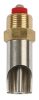 Szopókás sertésitató - inox/réz, hossz: 77 mm, nyomószelep átmérő: 8 mm, 3/4"-3/4"
