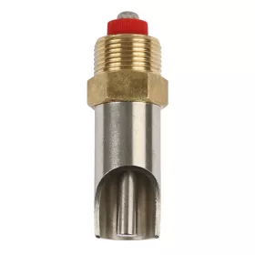   Szopókás sertésitató - inox/réz, hossz: 77 mm, nyomószelep átmérő: 8 mm, 3/4"-3/4"