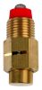 Porlasztós önitató - 1/2", 17 mm, ferde, réz