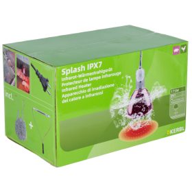   Splash Infralámpa karboncsöves izzóval - IPX7 vízálló, 175W