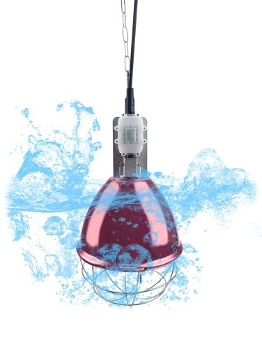 Splash Infralámpa karboncsöves izzóval - IPX7 vízálló, 175W