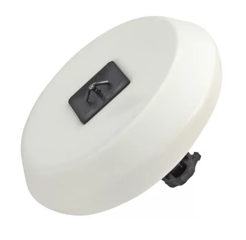 Malacetető tál, 2,5 literes, műanyag, padozatra szerelhető, T-kampóval