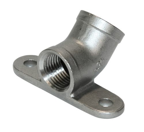Inox könyök - menet: 1/2"x1/2", szög: 90 fok