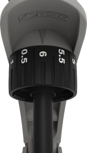 HSW EcoMatic tömegoltó - LL, 6 ml, 0,5 ml adagolással, műanyag tömlővel