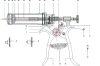 HSW ROUX-REVOLVER® tömegoltó, Luer-Lock feltét, 30 ml 0,5 - 2,5 ml