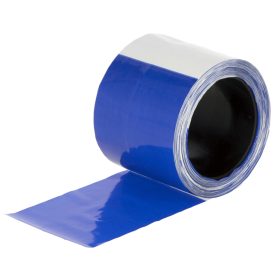   Optikai jelzőszalag villanypásztor rendszerekhez - kék/fehér, 100 m x 80 mm