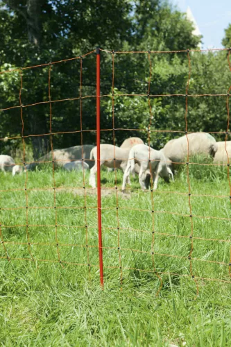 AKO OviNet juhháló - narancssárga, 50 m x 108 cm, dupla leszúró tüskével