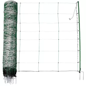   AKO TitanNet villanypásztor háló - zöld, 50 m x 108 cm, dupla leszúró tüskével