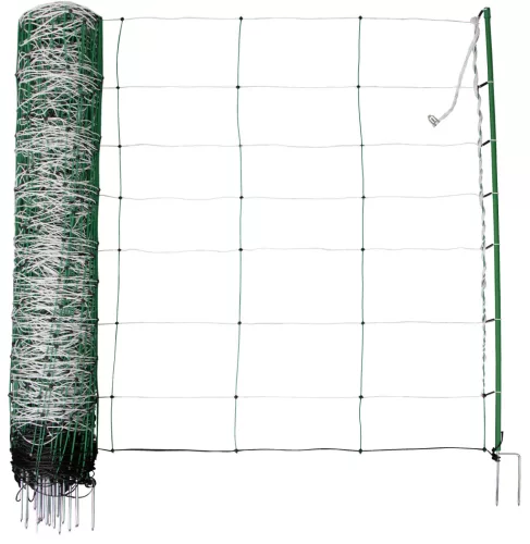 AKO TitanNet villanypásztor háló - zöld, 50 m x 108 cm, dupla leszúró tüskével