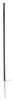 Horganyzott karó villanypásztor hálóhoz - 14 mm-es átmérővel, 120 cm