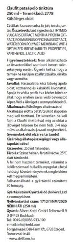 ClauFit körömápoló folyadék - 250 ml