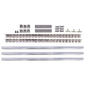 Rögzítőrendszer oldalra eltolható szalagfüggönyhöz