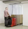 Felfüggesztő kampós sín szalagfüggönyhöz - 200 cm